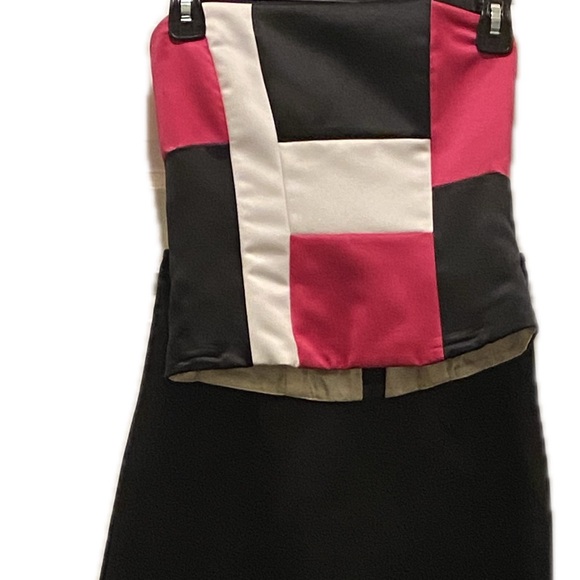 Jessica McClintock Dresses & Skirts - Jessica McClintock Elegant 2-Piece Strapless ColorBlock Dress